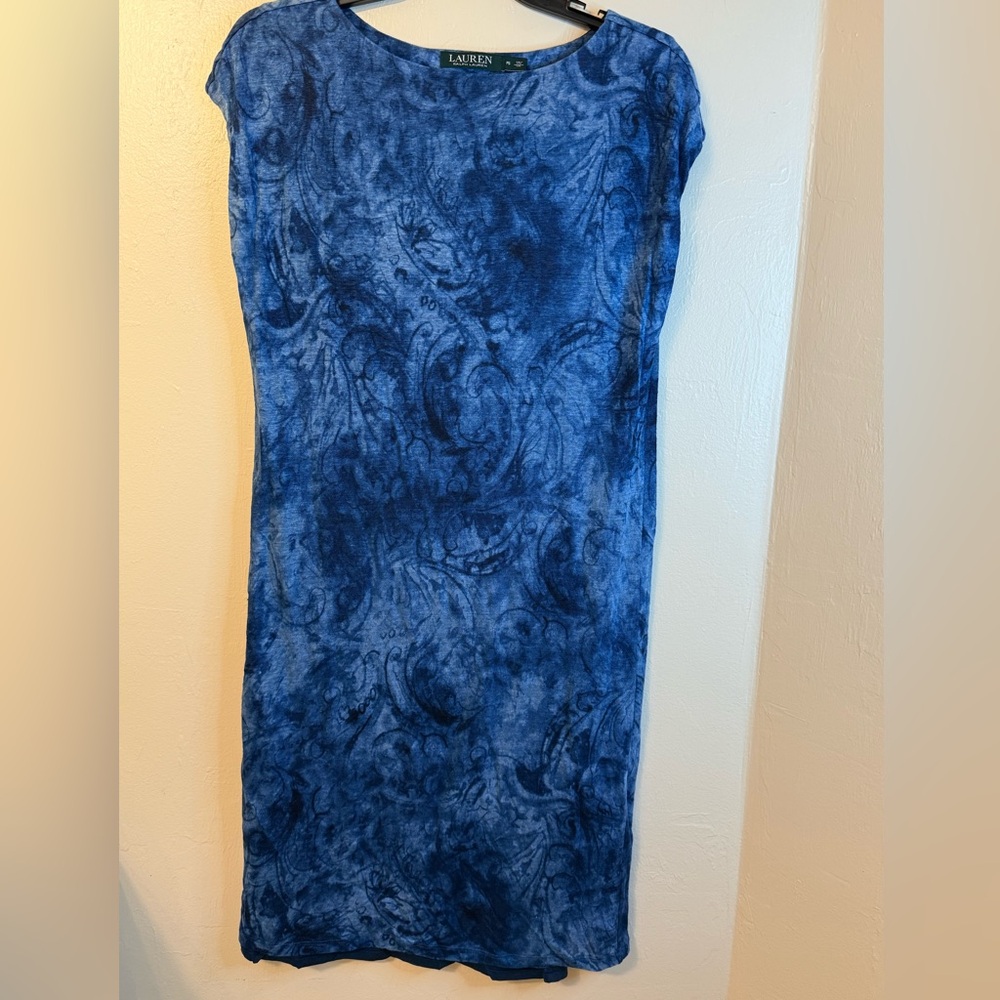 Ralph Lauren Blue Tie-Dye Top